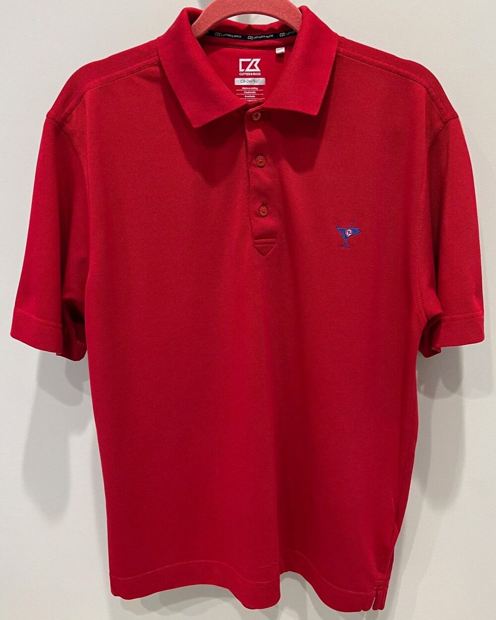 Ocean Reef Club Florida - CB DryTech Golf Shirt - Men's Size Medium - Red